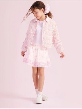 LOVESHACKFANCY X TARGET GIRLS BARN JACKET